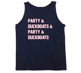 Party And Duck Boats New England Football Fan T Shirt