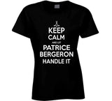 Patrice Bergeron Keep Calm Boston Hockey Fan T Shirt