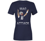 Mac Attack Mac 10 Mac Jones New England Football Fan T Shirt