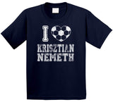 Krisztian Nemeth I Heart New England Soccer T Shirt