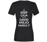 David Krejci Keep Calm Boston Hockey Fan T Shirt