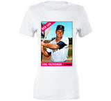 Carl Yastrzemski Boston Baseball Card Fan V2 T Shirt