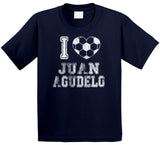 Juan Agudelo I Heart New England Soccer T Shirt