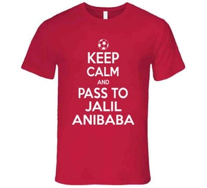 Jalil Anibaba Keep Calm Pass To New England Soccer T Shirt