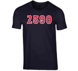 Roger Clemens 2590 Strikeouts Hall of Fame Boston Baseball Fan T Shirt