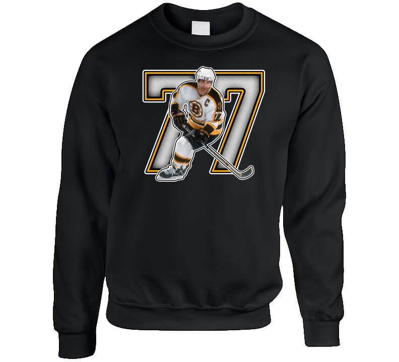 Ray Bourque Captain 77 Boston Hockey Fan T Shirt Dog / Black / Medium