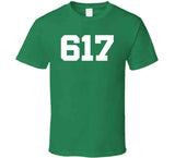 Boston Area Code Boston Basketball Fan T Shirt