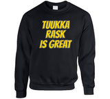 Tuukka Rask Is Great Boston Hockey Fan T Shirt