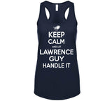 Lawrence Guy Keep Calm New England Football Fan T Shirt