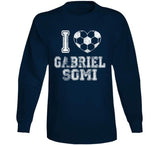 Gabriel Somi I Heart New England Soccer T Shirt