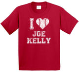 Joe Kelly I Heart Boston Baseball Fan T Shirt
