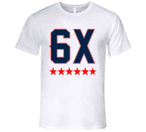 6 Time World Champs New England Football Fan T Shirt