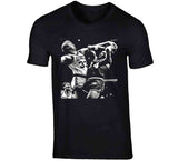 Retro Larry Bird Blocking Charles Barkley Boston Basketball Fan T Shirt