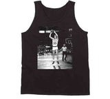 Retro Larry Bird Jump Shot Boston Basketball Fan Black T Shirt
