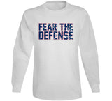Fear The Defense New England Football Fan T Shirt