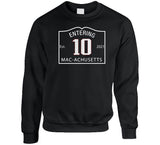 Entering Mac Achusetts Mac 10 Mac Jones New England Football Fan v2 T Shirt