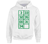 Paul Pierce The Truth 34 Retired Numbers Boston Basketball Fan T Shirt