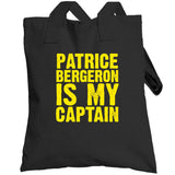 Patrice Bergeron Is My Captain Boston Hockey Fan T Shirt