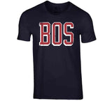 Boston Vintage BOS Boston Baseball Fan T Shirt
