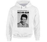 New England Wins Again Biff Back To The Future  Football Fan T Shirt