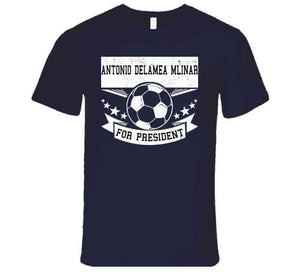 Antonio Delamea Mlinar For President New England Soccer T Shirt