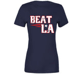 Beat La Football New England Fan Distressed T Shirt