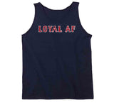 Loyal AF Boston Baseball Fan Distressed T Shirt