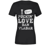 Dan Vladar I Love Boston Hockey Fan T Shirt