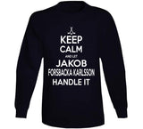 Jakob Forsbacka Karlsson Keep Calm Boston Hockey Fan T Shirt