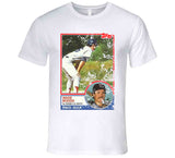 Retro Topps Wade Boggs Rookie Card Baseball Fan T Shirt