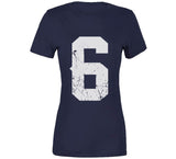 6 Titles New England Football T Shirt