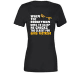 David Pastrnak Boogeyman Boston Hockey Fan T Shirt
