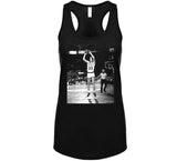 Retro Larry Bird Jump Shot Boston Basketball Fan Black T Shirt