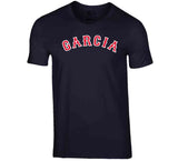 Boston Faithful Garcia Baseball Fan Navy T Shirt