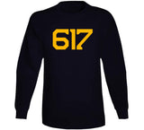 Boston Area Code Boston Hockey Fan T Shirt