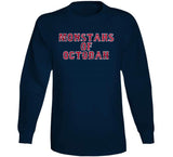 Monstahs of Octobah Champions Boston Baseball Fan T Shirt