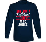 Mac Jones Boyfriend New England Football Fan T Shirt