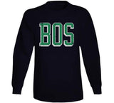 Boston Vintage BOS Boston Basketball Fan T Shirt