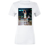 Retro Larry Bird Jump Shot Boston Basketball Fan T Shirt