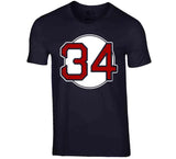 David Ortiz Big Papi 34ever Boston Baseball T Shirt