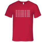 The Red Sleeves Are Coming New England Defense Football Fan v2  T Shirt
