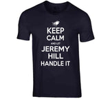 Jeremy Hill Keep Calm New England Football Fan T Shirt