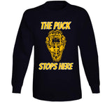 Tuukka Rask Goalie The Puck Stops Here Boston Hockey Fan T Shirt