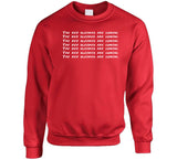 The Red Sleeves Are Coming New England Defense Football Fan v2  T Shirt