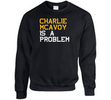 Charlie Mcavoy Is A Problem Boston Hockey Fan T Shirt