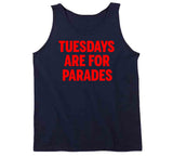 Title Town Champs Tuesdays are For Parades New England Football Fan T Shirt