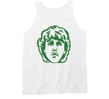 Larry Bird Caricature Big Head Silhouette Boston Basketball T Shirt