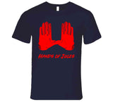 Julian Edelman Gloves Hands of Jules New England Football Fan T Shirt