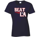 Beat La Football New England Fan Distressed T Shirt