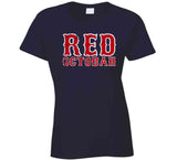 Red Octobah Boston Baseball Fan T Shirt